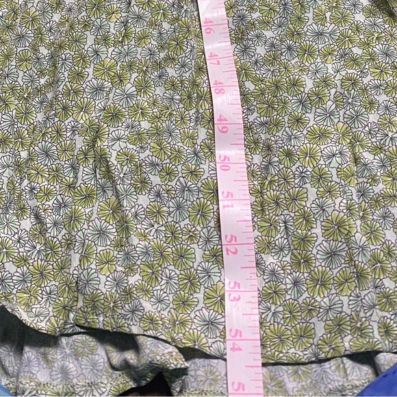 Liz Claiborne Light Green Floral Button-Front Maxi Dress - Picture 5 of 5